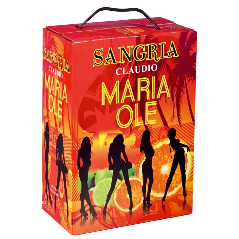 Claudio Sangria Maria Olé 3 Liter Bag in Box (2,65 € pro 1 l)