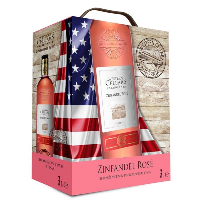 Western Cellars Zinfandel Rosé 3,0l Bag in Box (4,98 € pro 1 l)