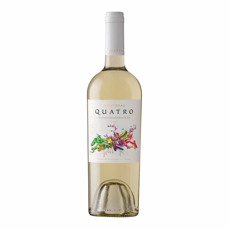 MontGras Quatro White Wine Chile (13,27 € pro 1 l)