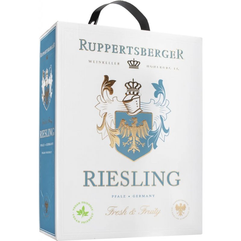 Ruppertsberger Riesling Fresh & Fruity 3,0l Bag in Box (5,98 € pro 1 l)