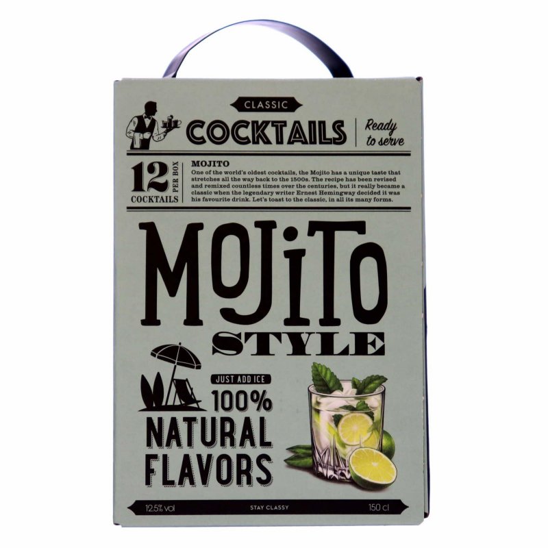 Classic Cocktails Mojito Fertigcocktail 1,5l Bag in Box (13,30 € pro 1 l)