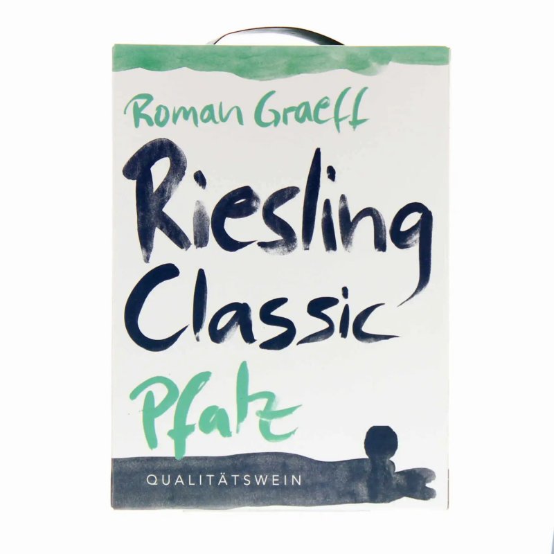 Roman Graeff Riesling QbA Classic Pfalz 3,0l Bag in Box (5,98 € pro 1 l)